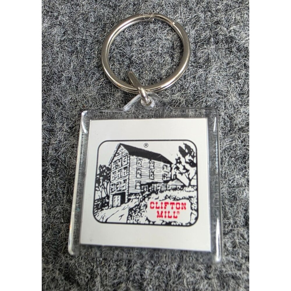 Clifton Mill Souvenir Keychain With Illustration